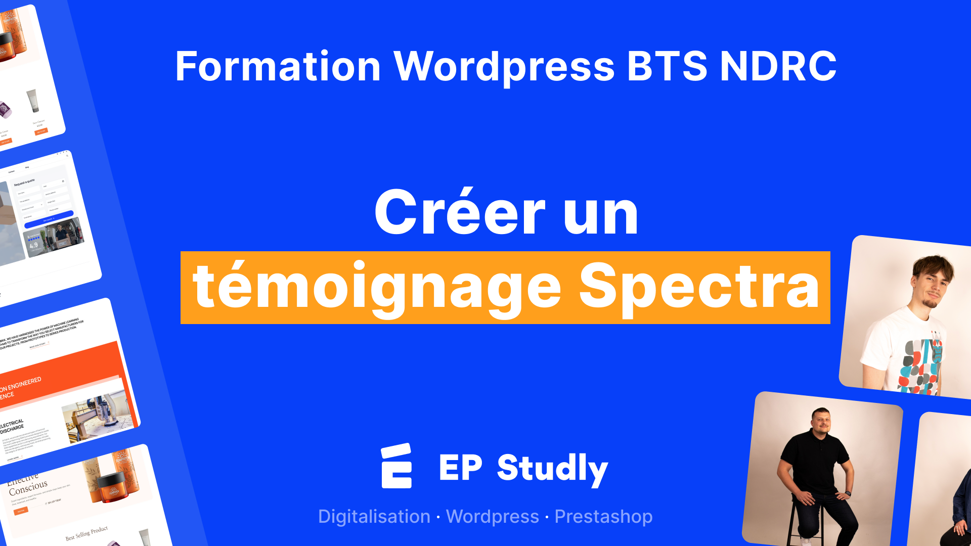 Créer un témoignage Spectra