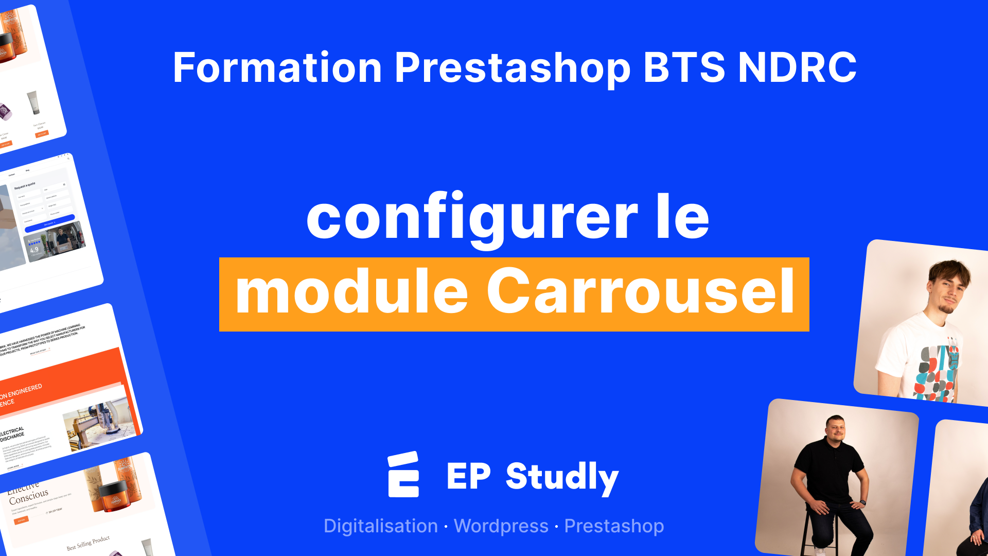 5.2 Activer/désactiver et configurer le module Carrousel
